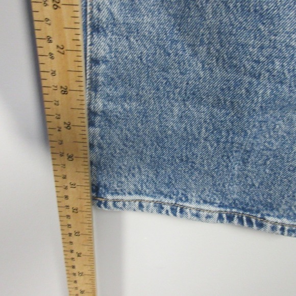 Garage Denim Low Rise Straight Leg Jeans Women 11 Blue Cotton Contemporary 626 - Picture 6 of 9
